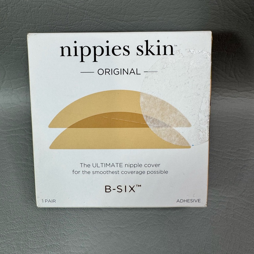 Nippies Skin Original B-SIX Nipple Cover Creme Color Size 1 S/M (3”) A-C Cups